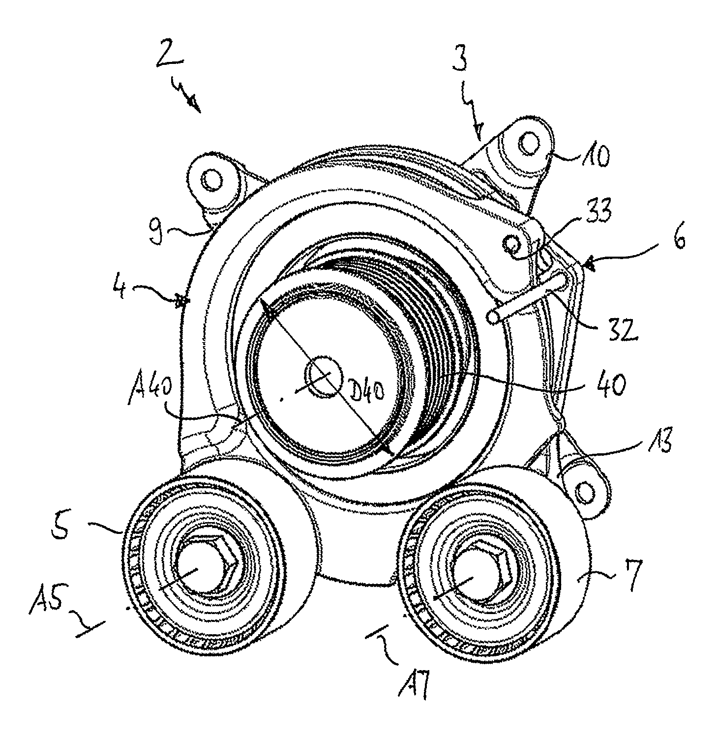 Spring, Belt Tensioning Device, and Assembly