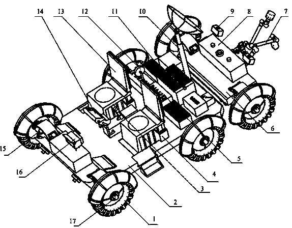 Multifunctional manned lunar vehicle