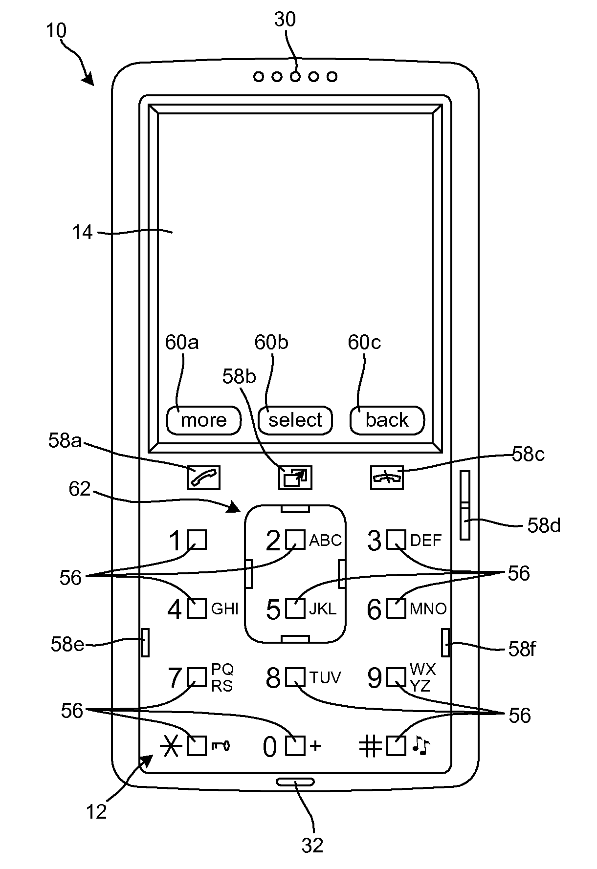 Electronic device with keypad assembly