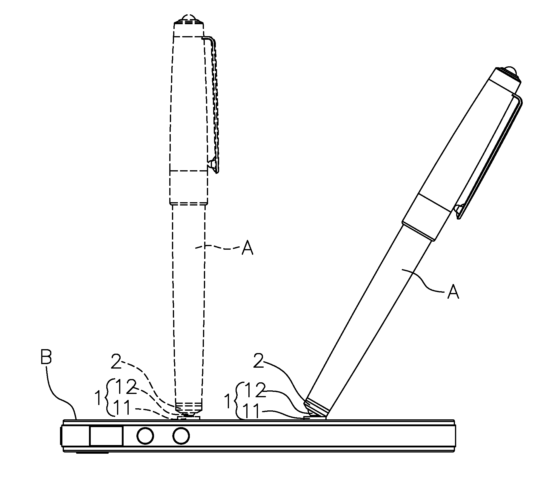 Pen head configuration structure for capacitive touch-screen stylus pen