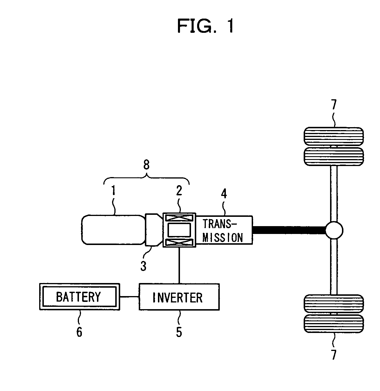 Motor control apparatus for a hybrid vehicle