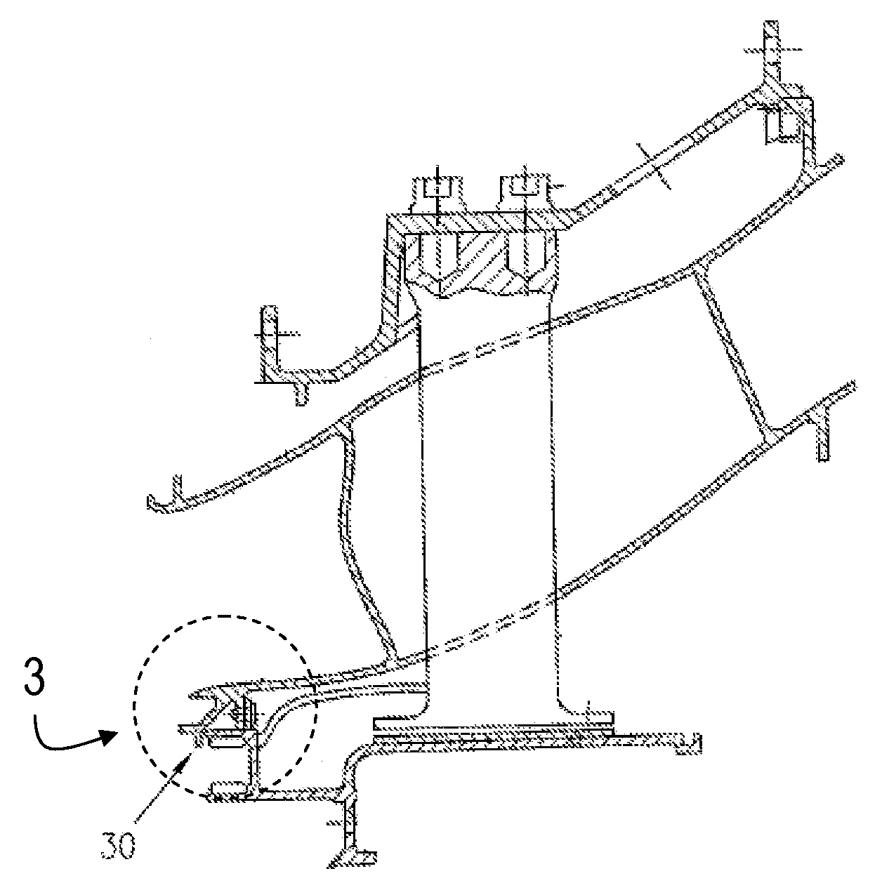 Air metering device for gas turbine engine