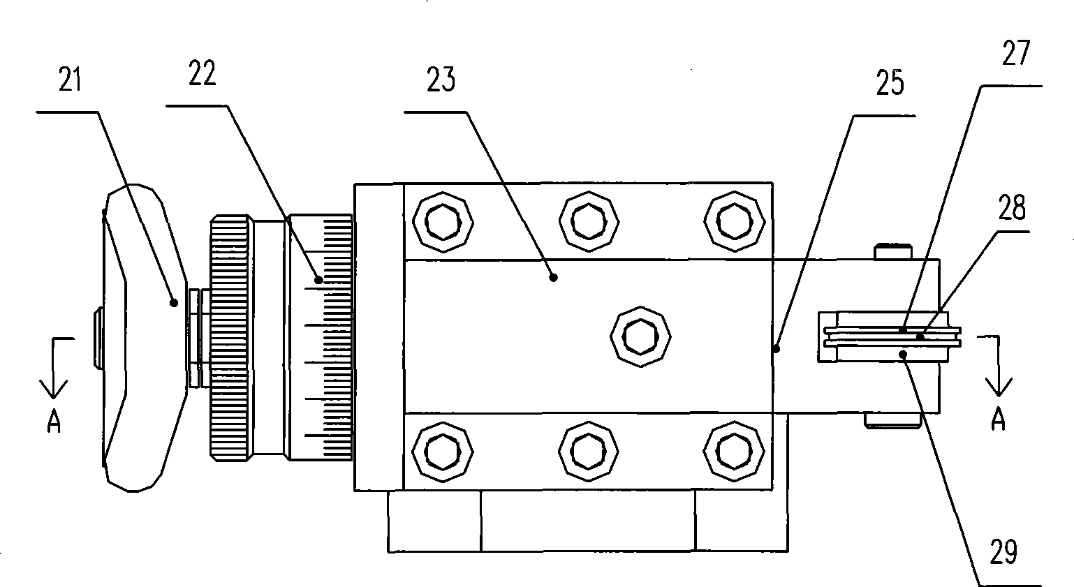 Metal axial-flow fan roller riveting and forming machine