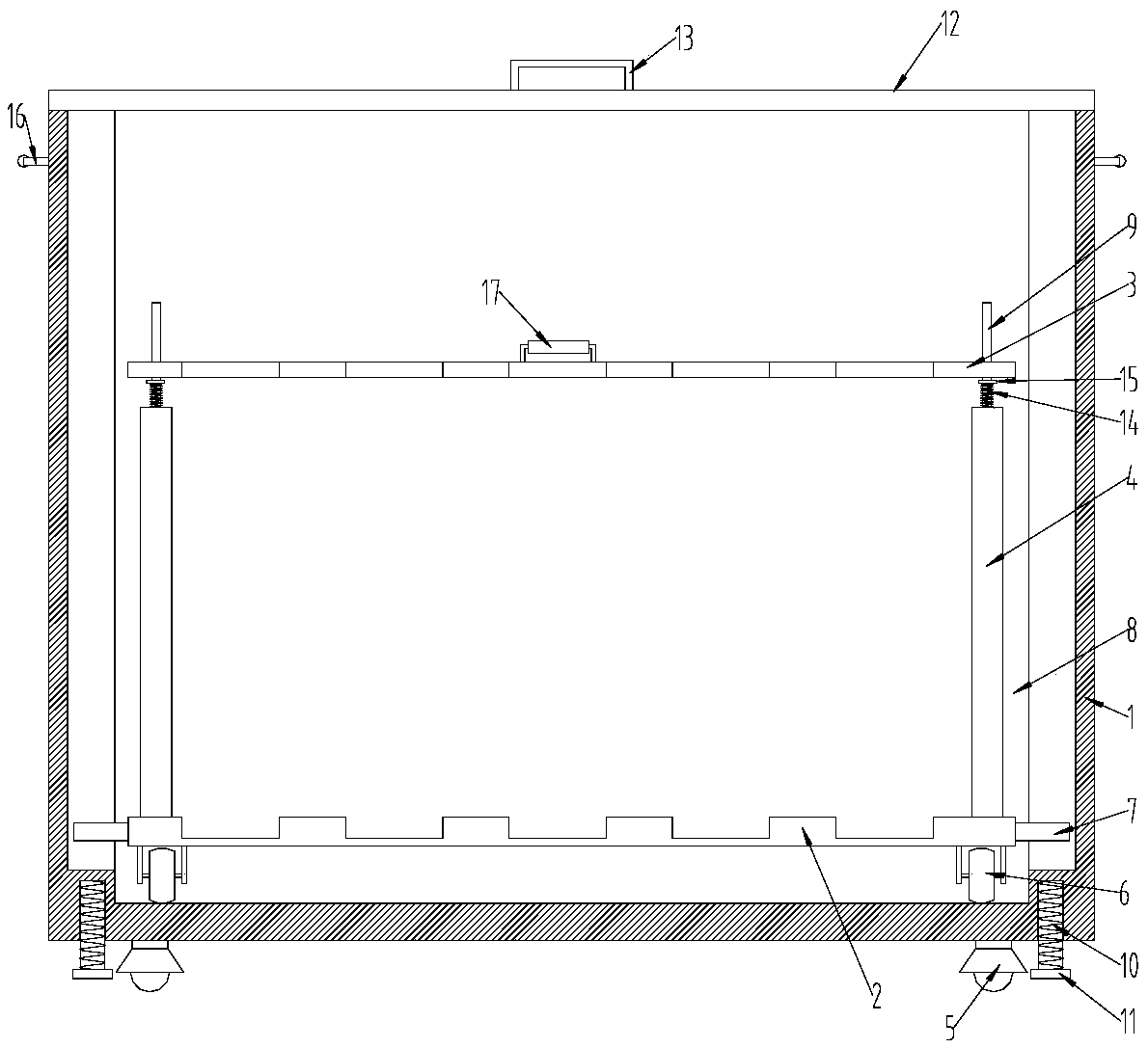 Sealing equipment with moving function for instrument storage