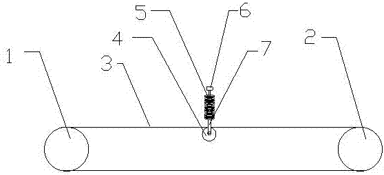 Belt test assembly of stretcher