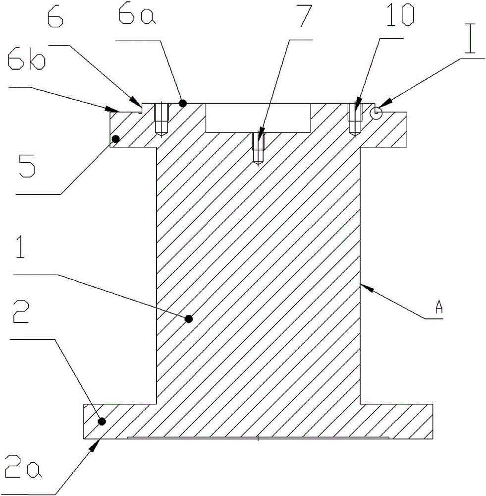 Gear grinding clamping device of planetary gear of wind power generation device
