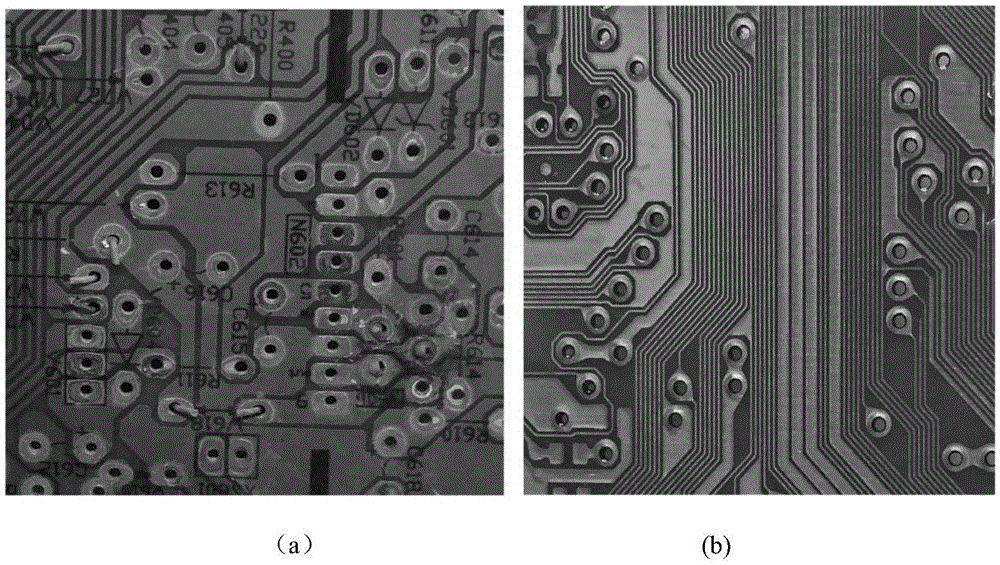 Method for removing green oil films in waste circuit boards