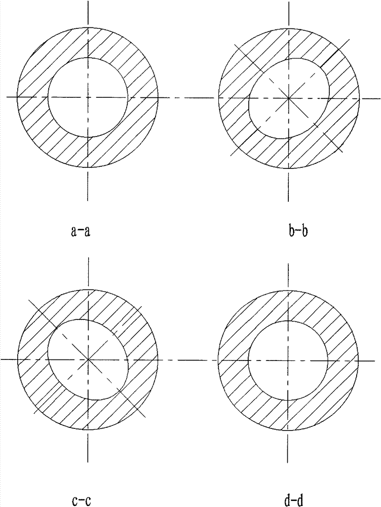 Device for preparing ultra-fine grain copper-aluminum wire with variable passage and preparation method