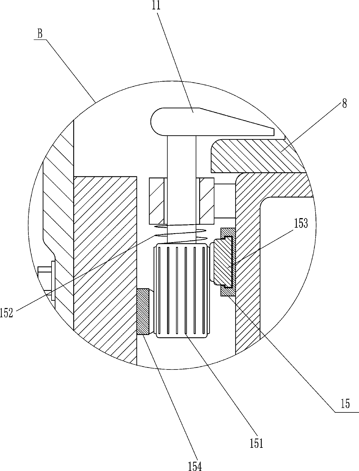 Outdoor garbage can with a garbage compression function