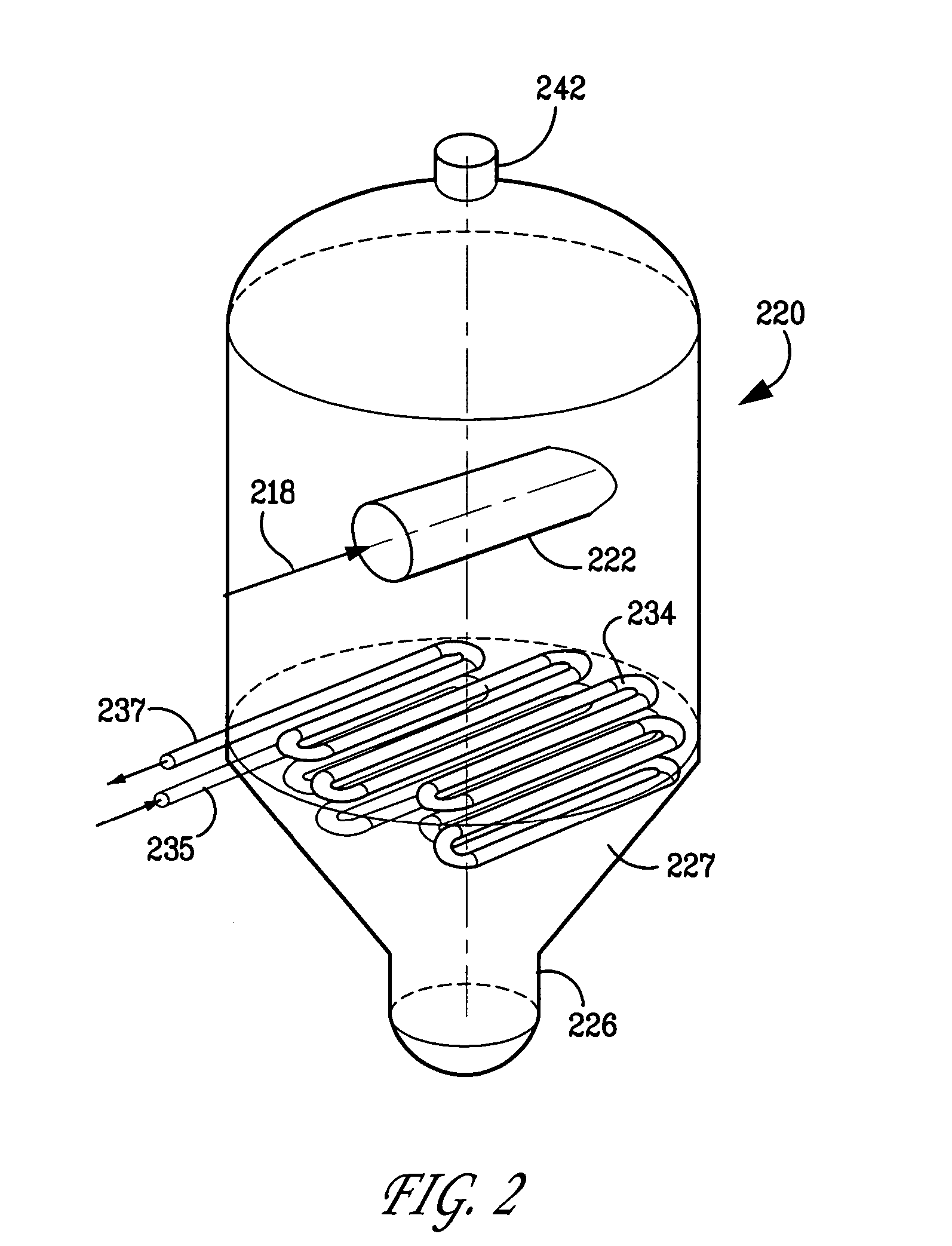 Process and apparatus for cracking hydrocarbon feedstock containing resid to improve vapor yield from vapor/liquid separation