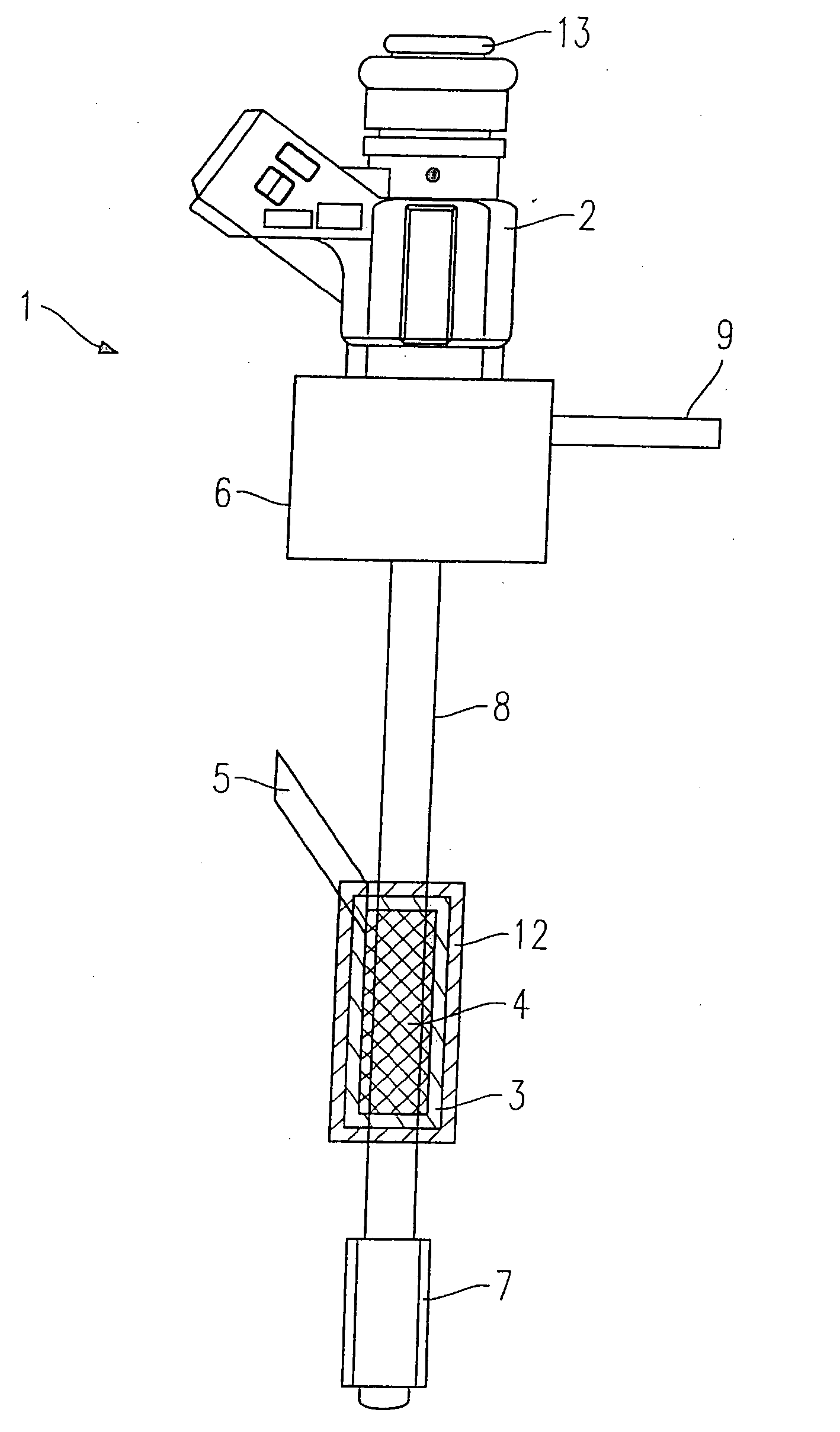 Heated metering device for the reformer of a fuel cell arrangement