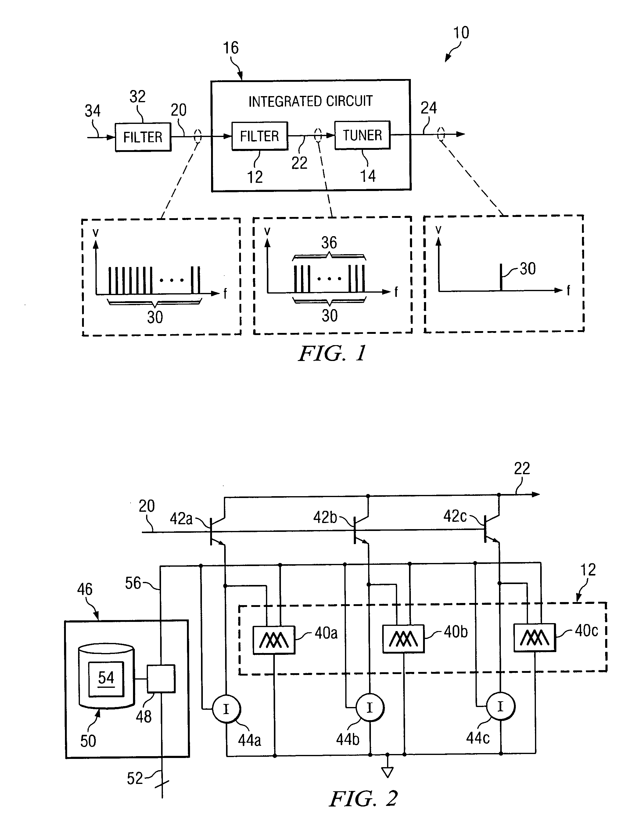 Integrated channel filter and method of operation