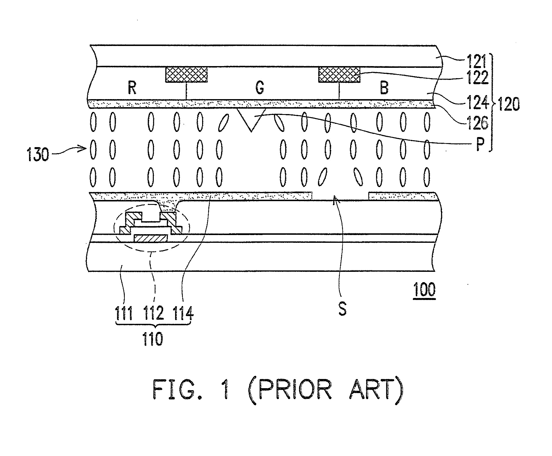 Multi-domain vertical alignment display panel and color filter substrate