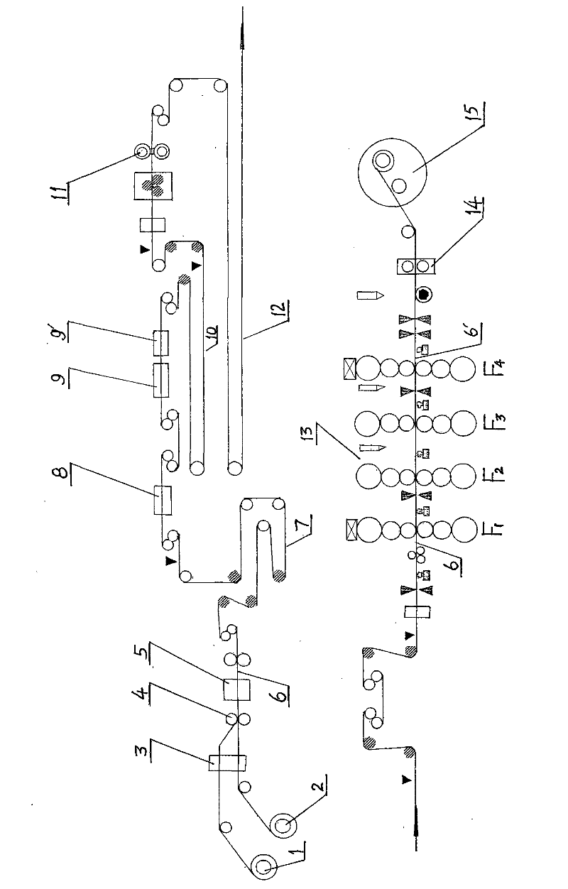 Method for controlling transverse thickness difference of medium-low grade electrical steel
