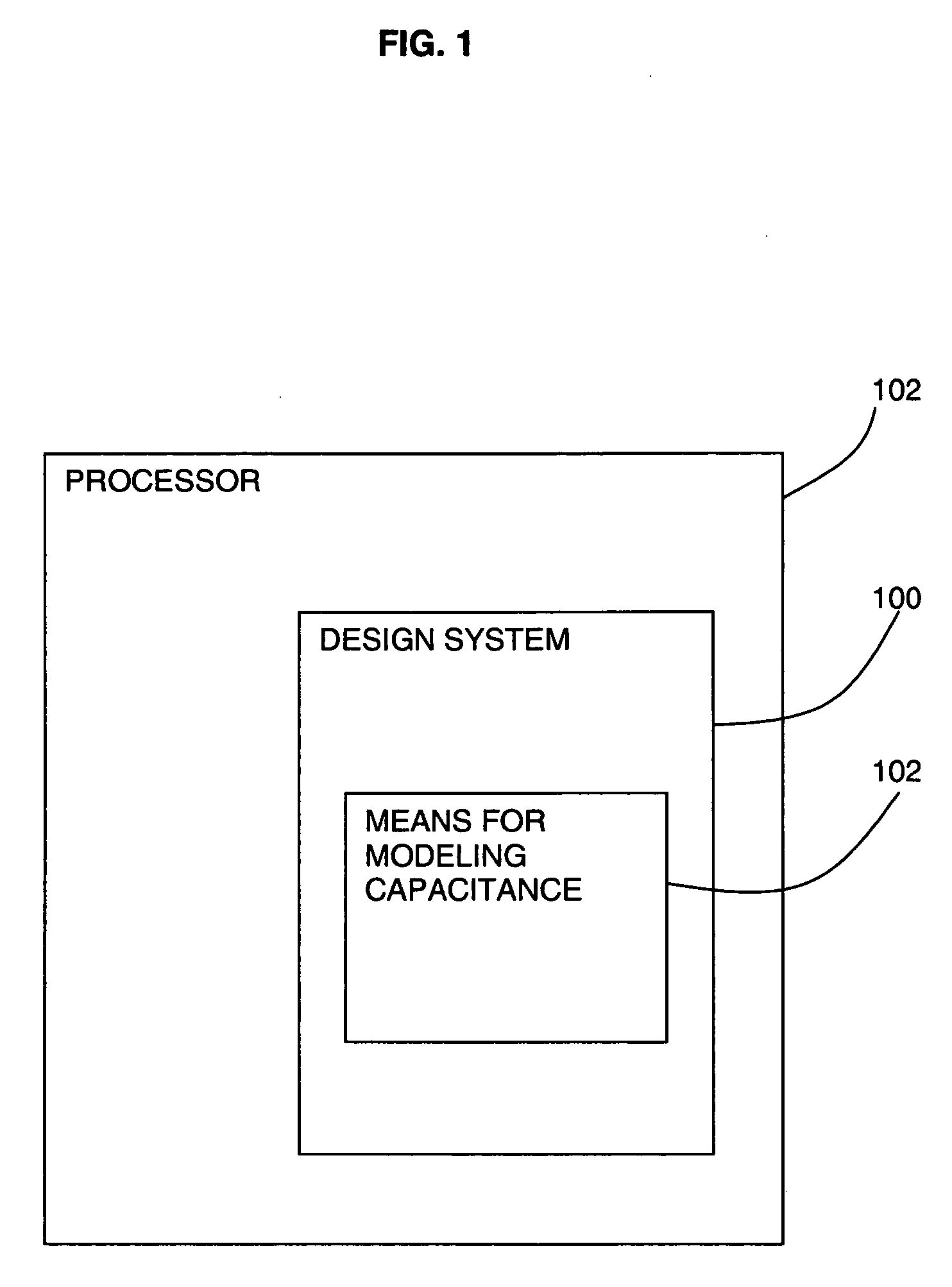 Capacitance modeling