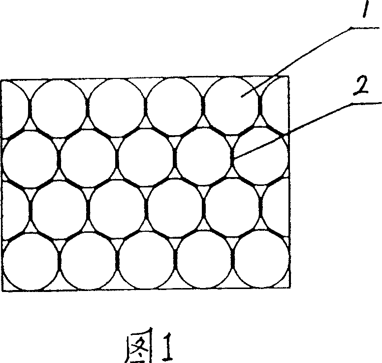 Composite method of making honeycomb material by pipe