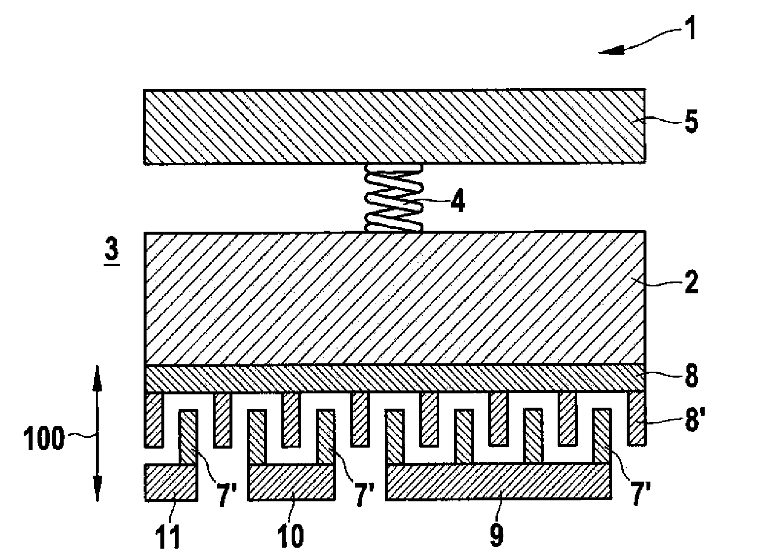 Drive element and method for operating a drive element