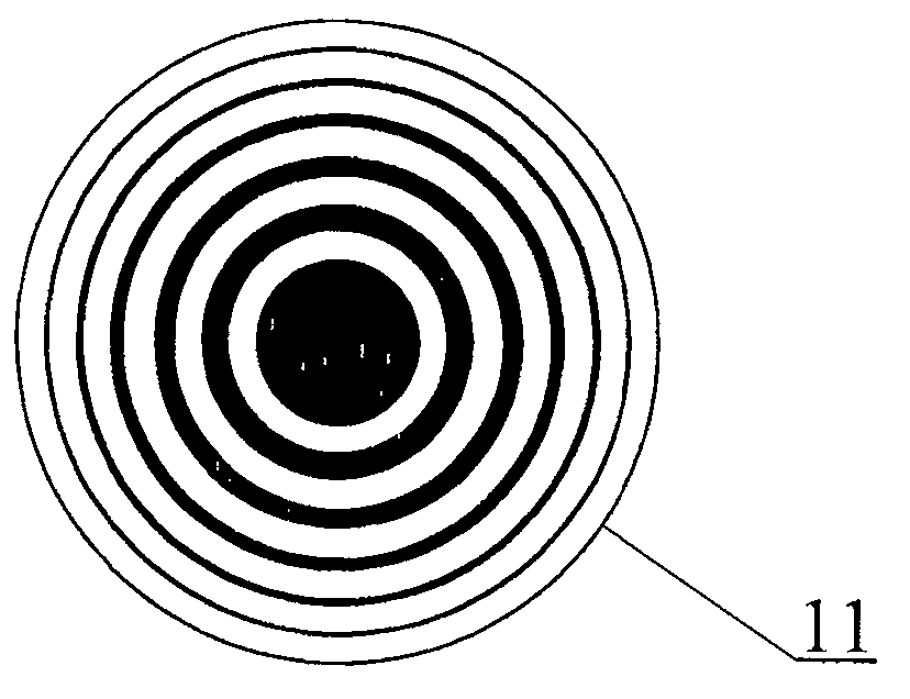 Portable blood sugar detector based on multi-ring array light sound sensor and testing method