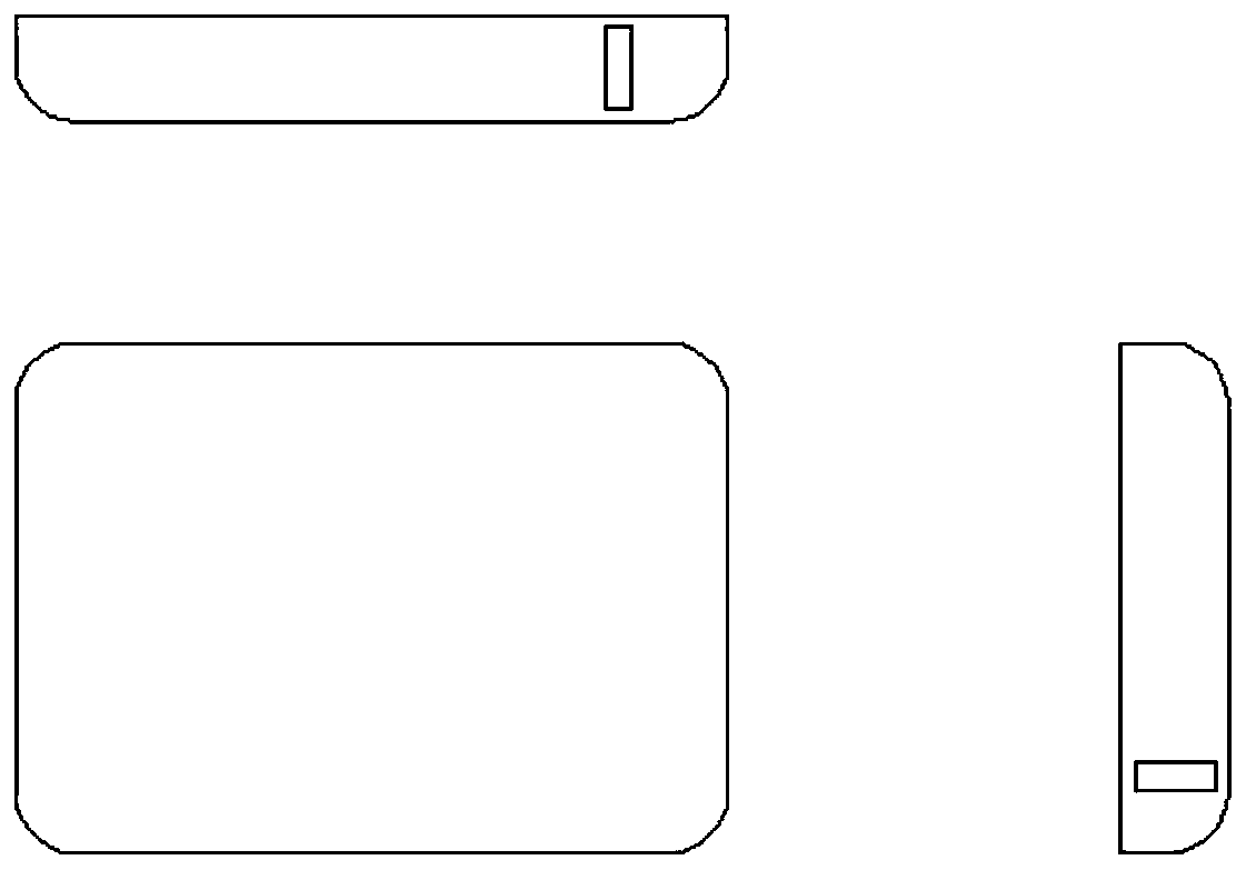 Vehicle lateral-rear blind zone mirror