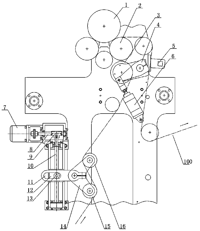 Precision overprinting mechanism of unit-type flexo machine