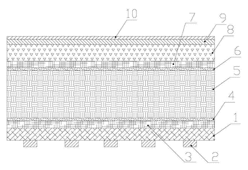 Method for building ultrathin light-load heat preservation type solar greenhouse back slope