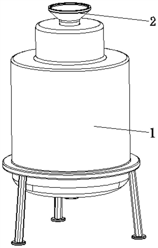 Sand filtering device for building