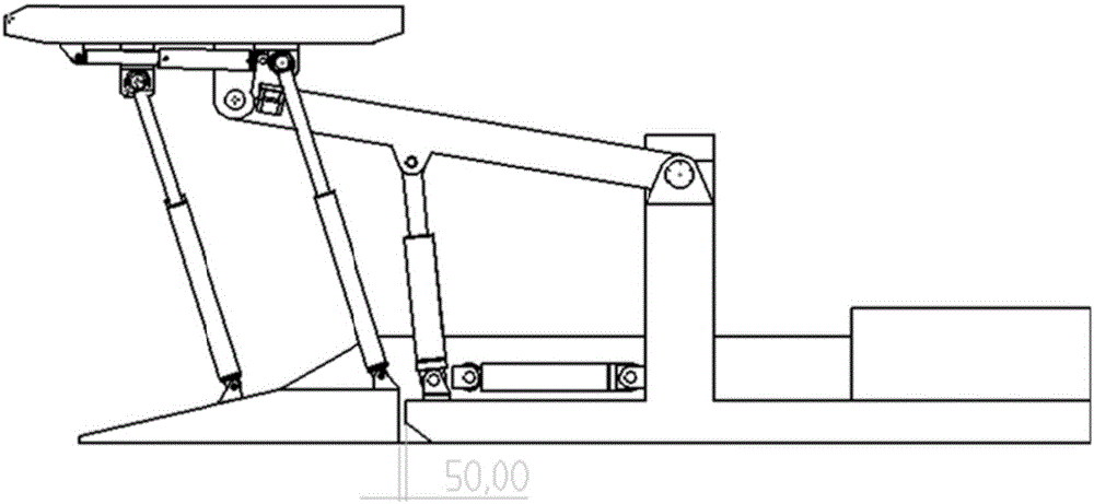 A walking type support for a heading face of a mine, a walking method thereof and a heading machine