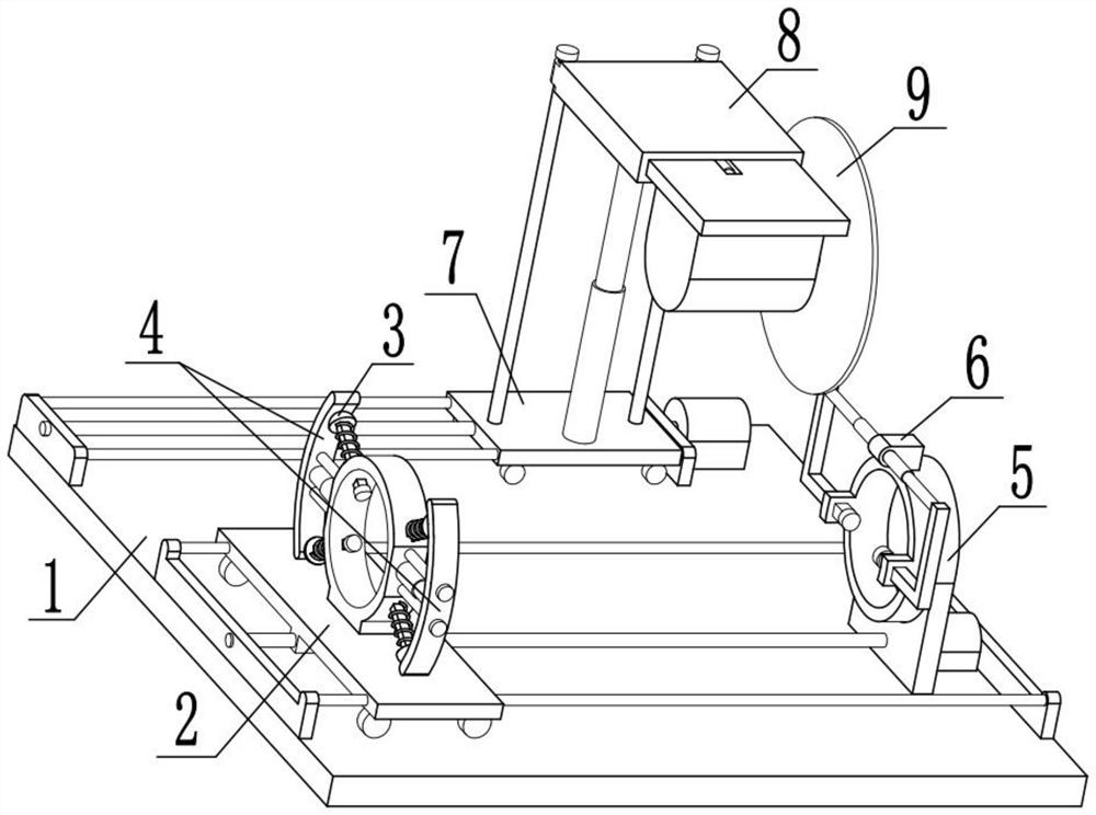 Soft magnetic material cutting device