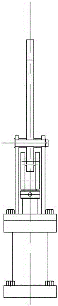 Specific track rotating arm type hydraulic tensioning device for vehicle body assembly