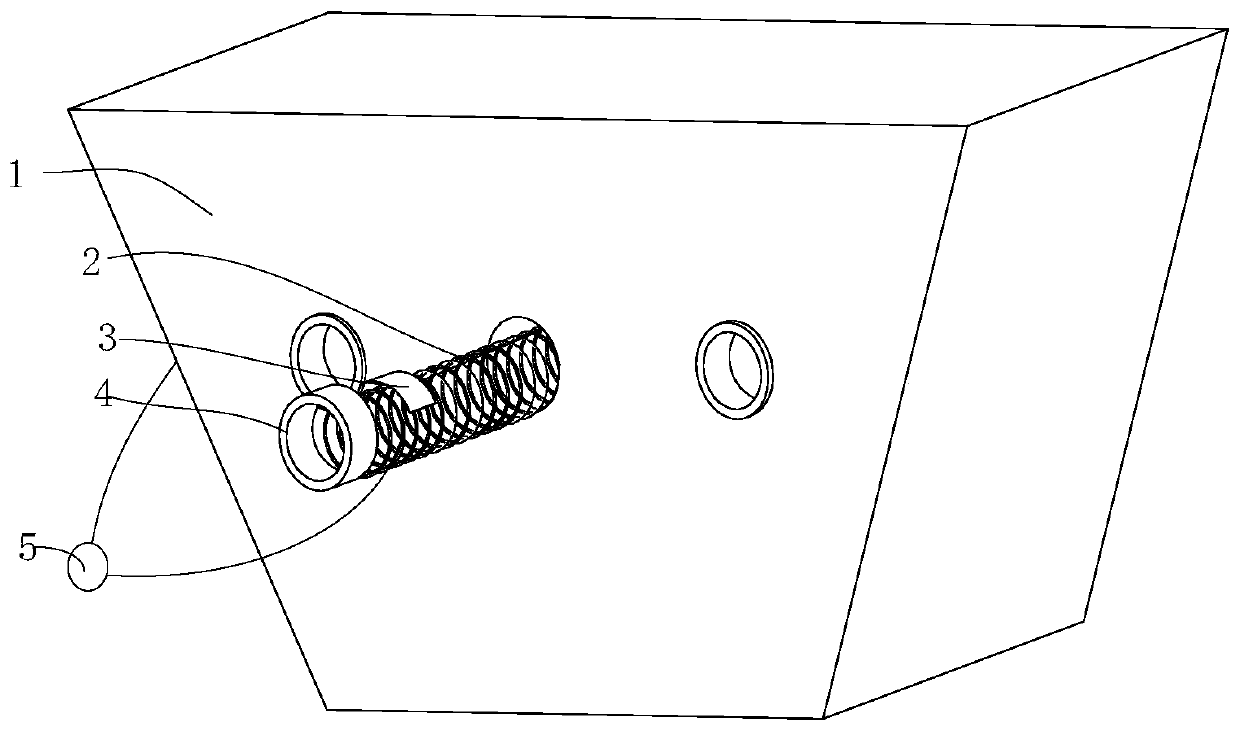 Knotted optical fiber alarm device for butterfly cable production