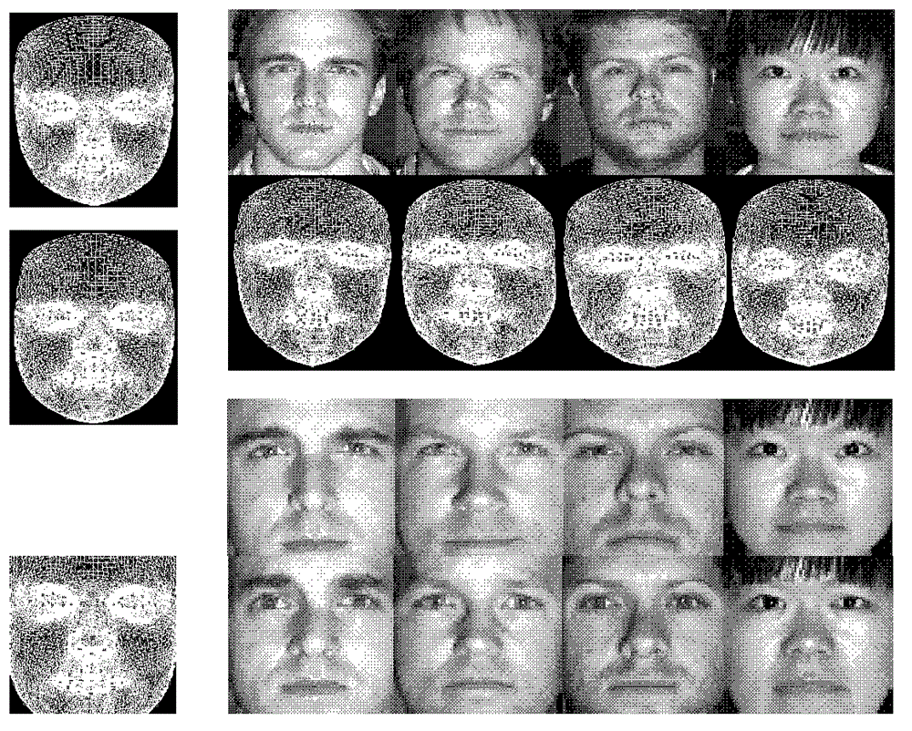 Facial image reconstruction method and device and face recognition system