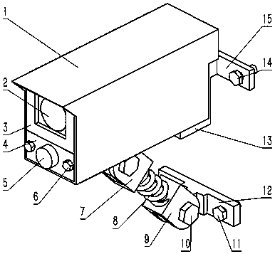Anti-theft monitoring device for intelligent building