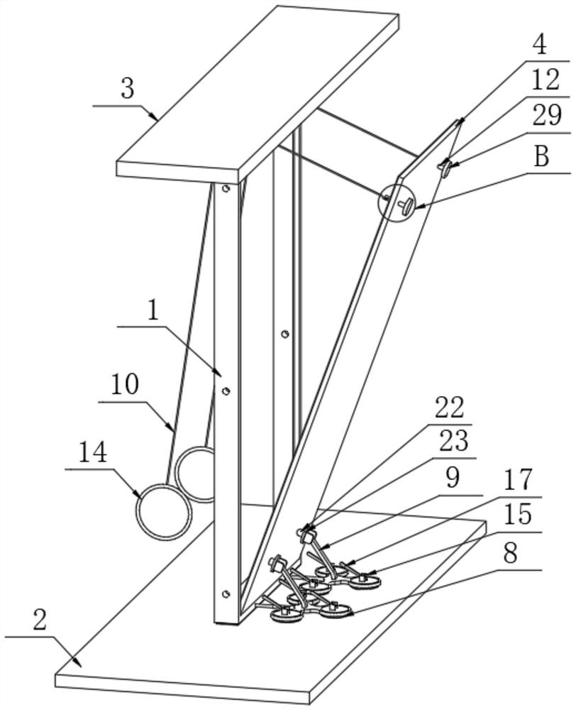 Fabricated glass view window partition structure