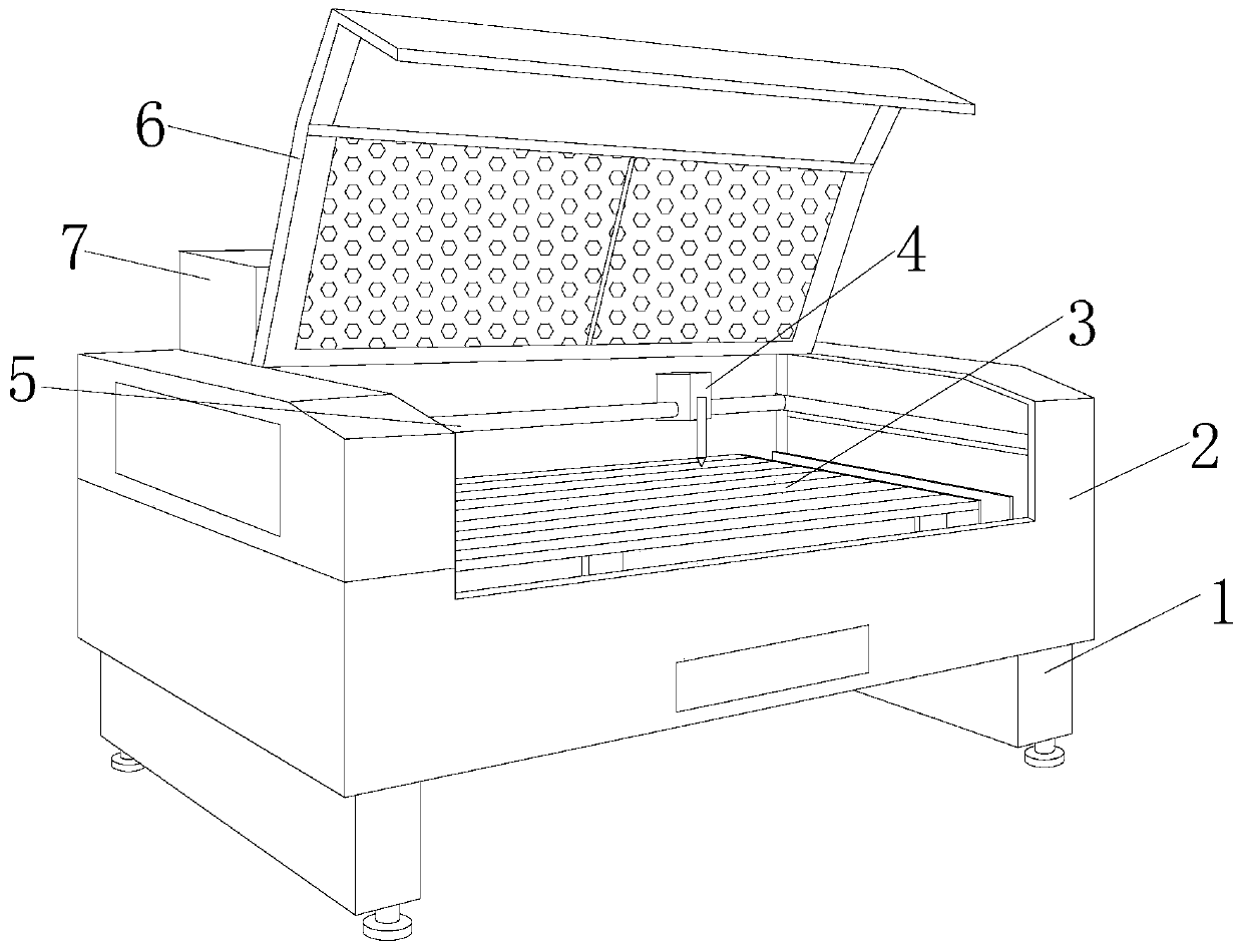 Leatherware cutting machine adopting bidirectional negative pressure to suck drafting paper