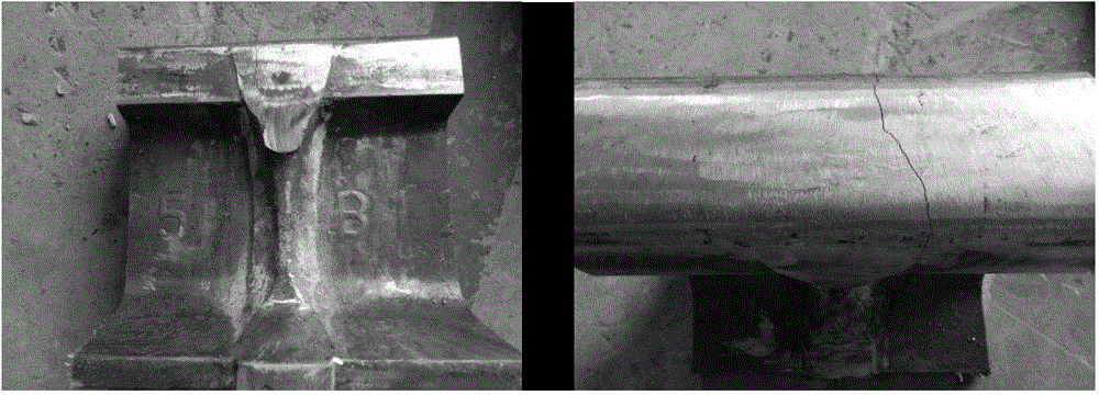Steel rail aluminothermy welding flux and welding method thereof