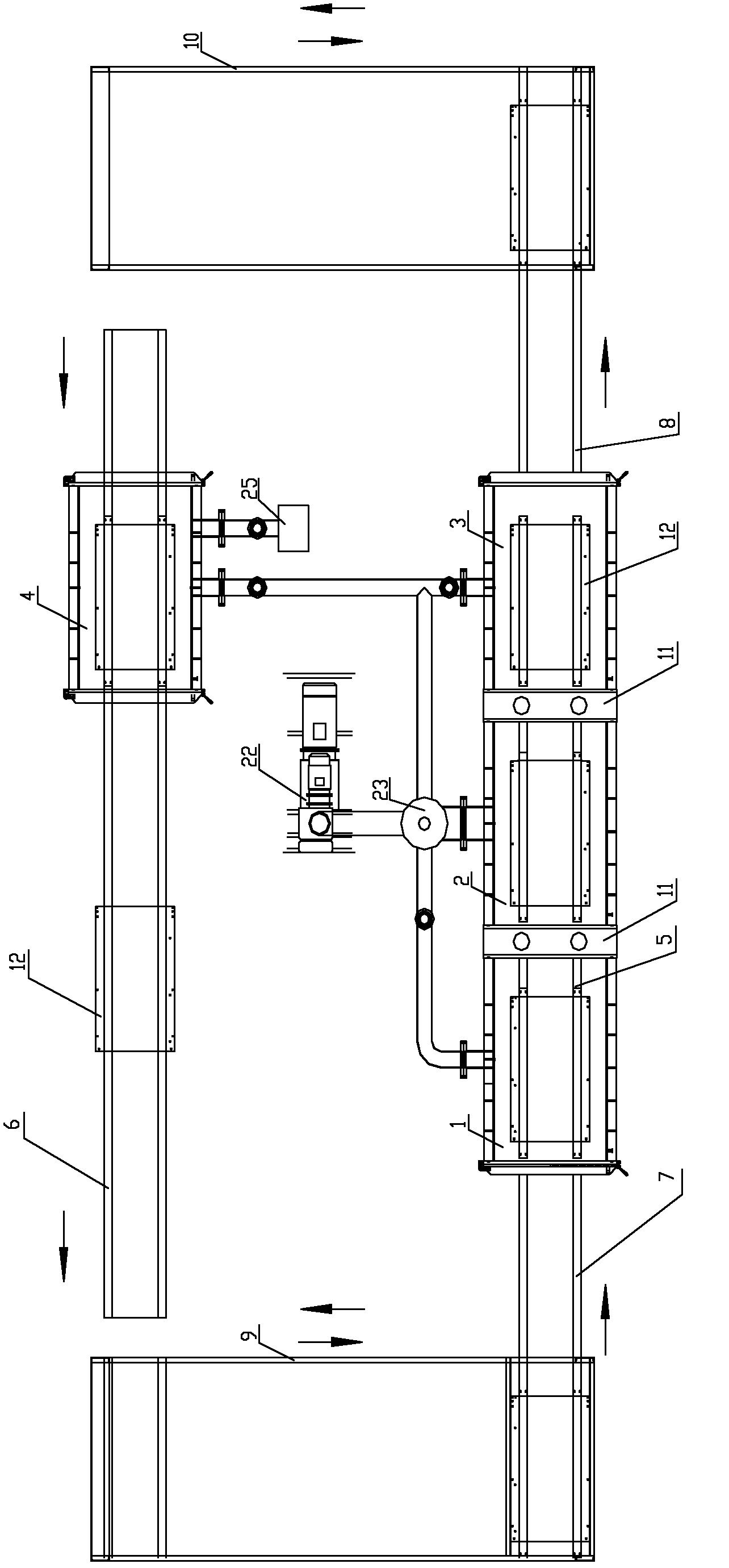 Automatic circulation plasma vapor phase deposition system