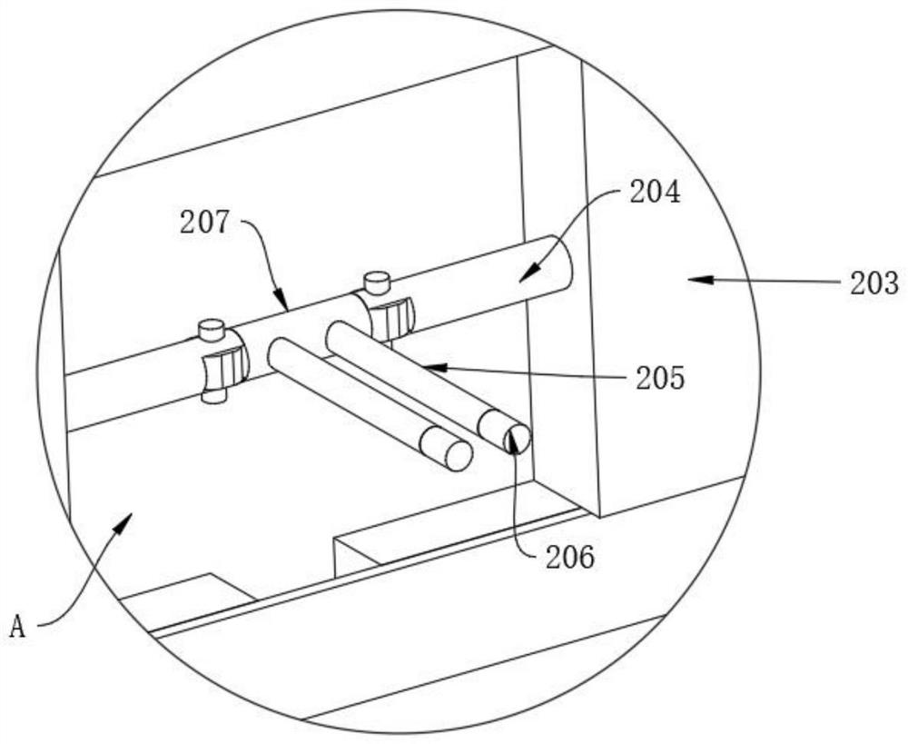 Formwork supporting device for engineering construction and supporting method thereof