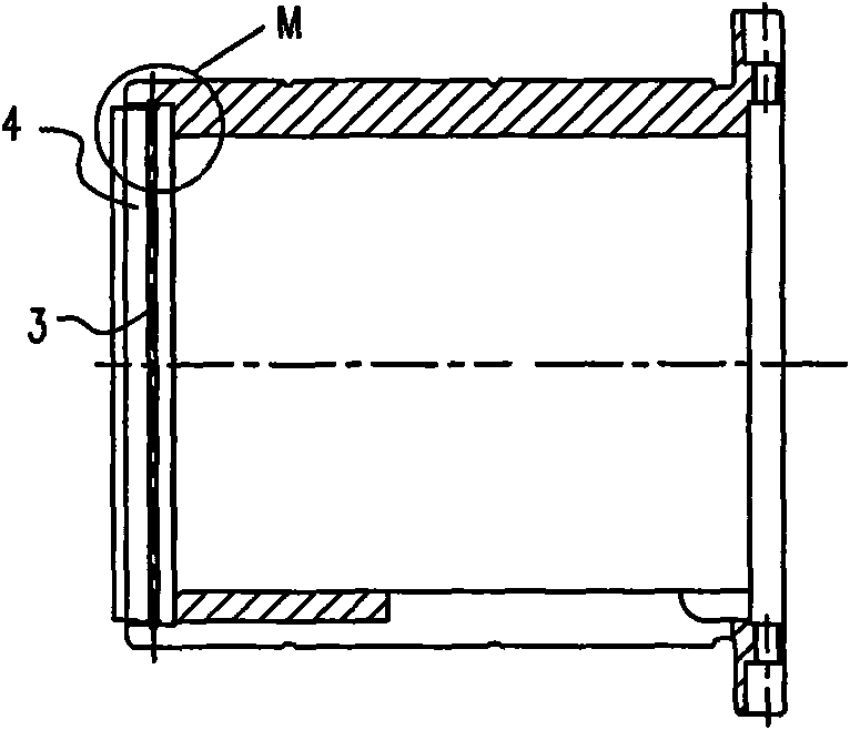 Guide sleeve of numerical control turret punch press upper die