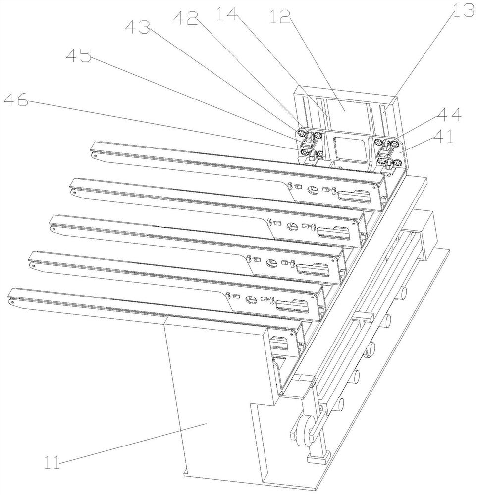 Fork tooth lifting device