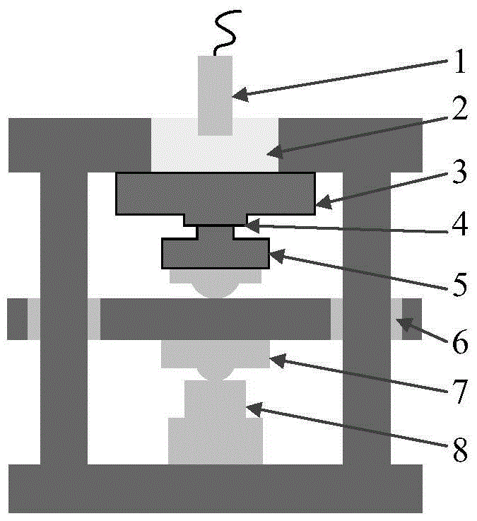 A pressure-ultrasonic reflectance curve construction method for joint surface pressure detection