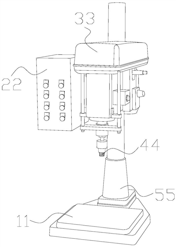 A hardware drilling equipment