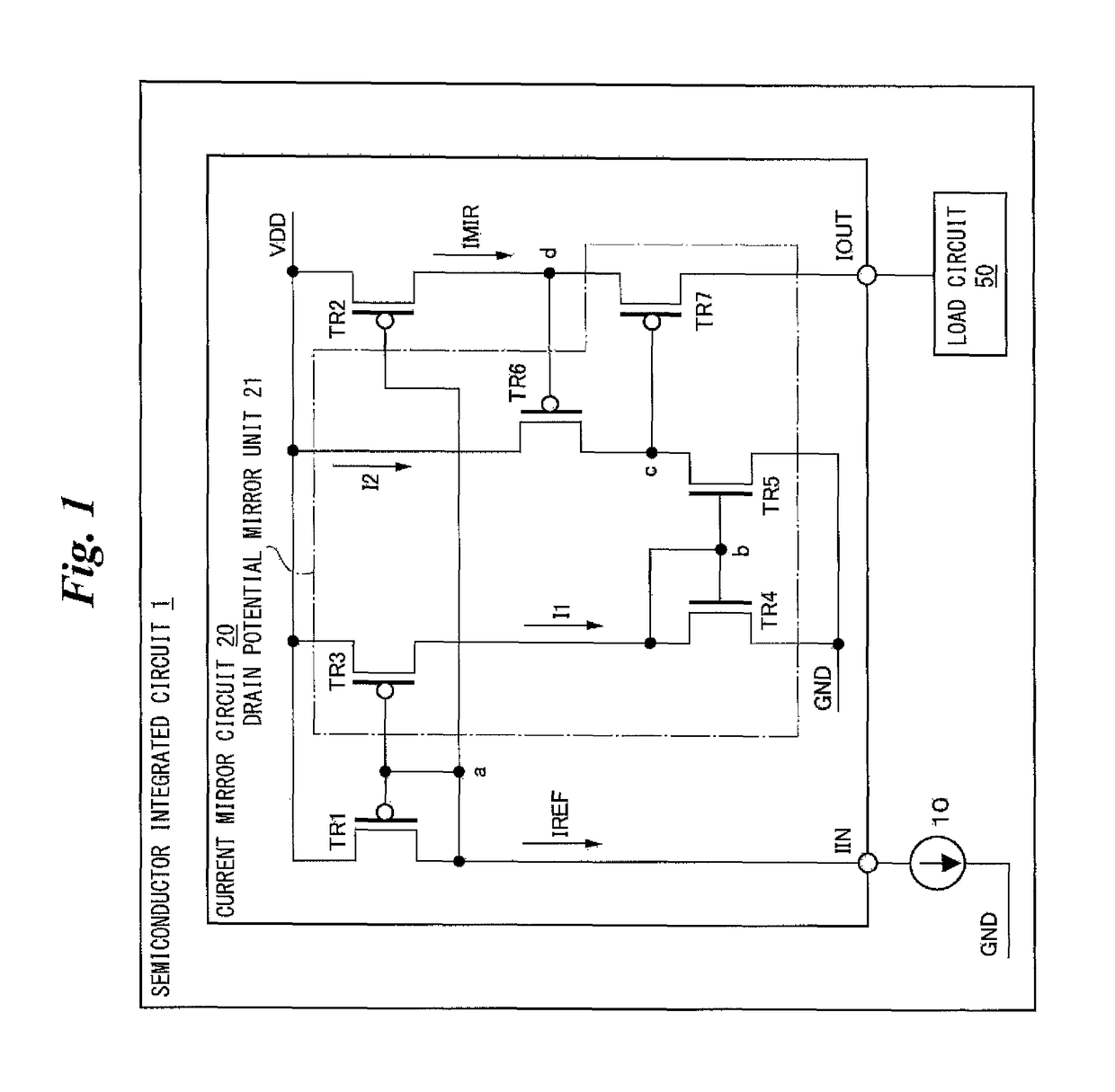 Current mirror circuit and receiver using the same