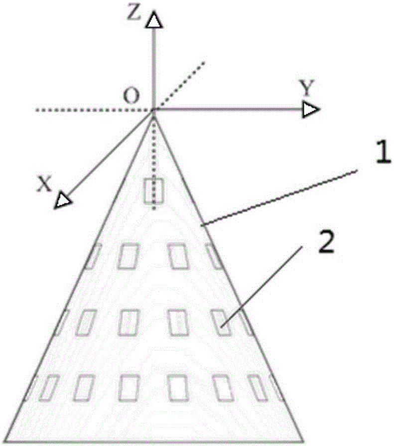 Conformal antenna array seeker modeling simulation method