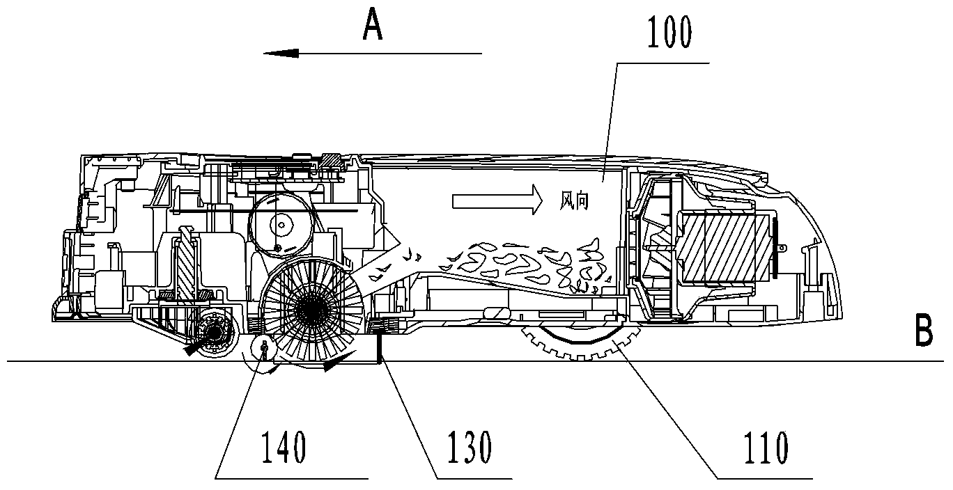 Cleaning robot and floor treatment device