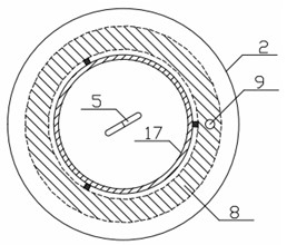 Magnetic-stirring gas-rising internal circulation denitrification type methane anaerobic oxidation bacterium enrichment device and method