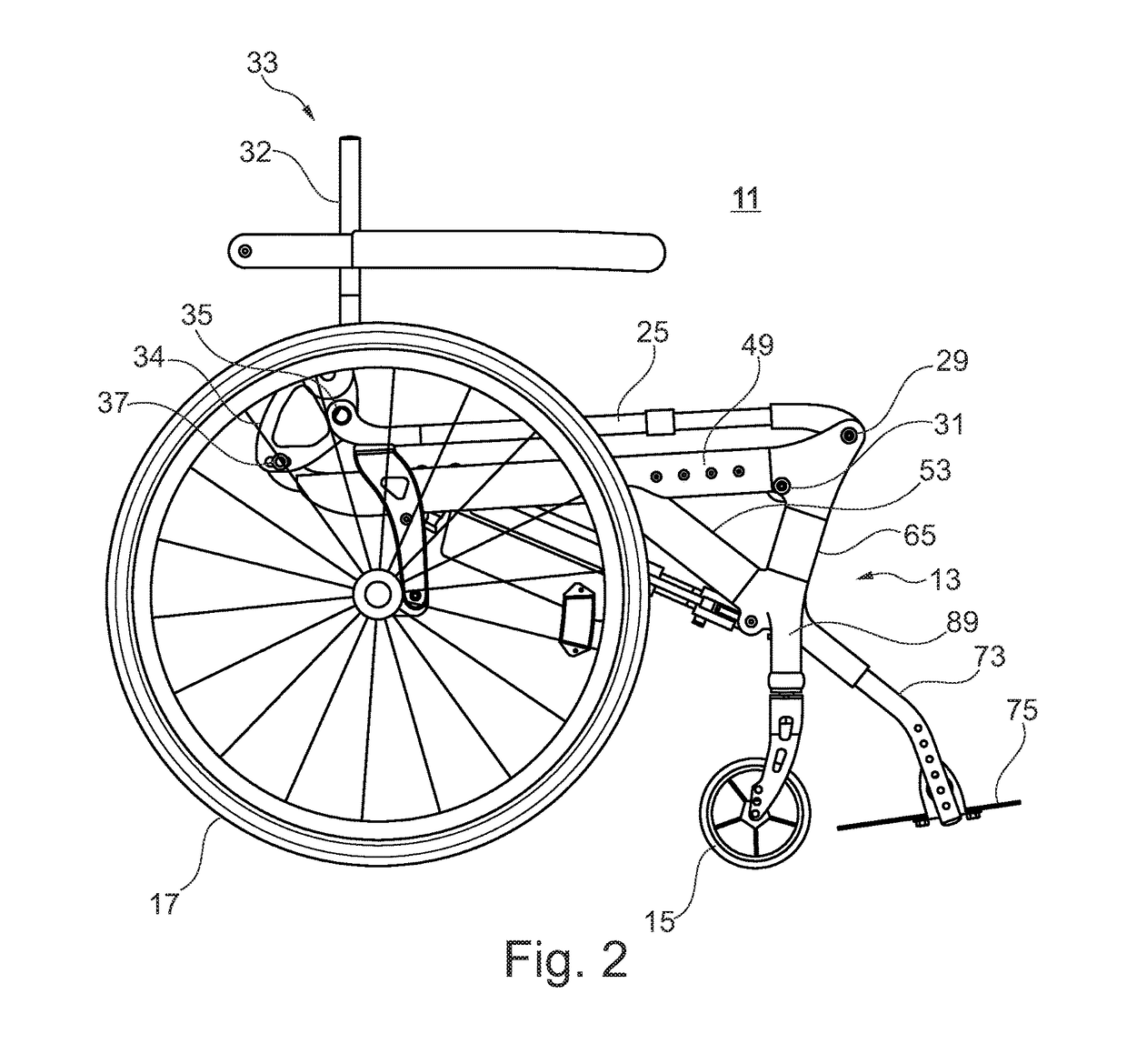 Stand-Up Wheelchair