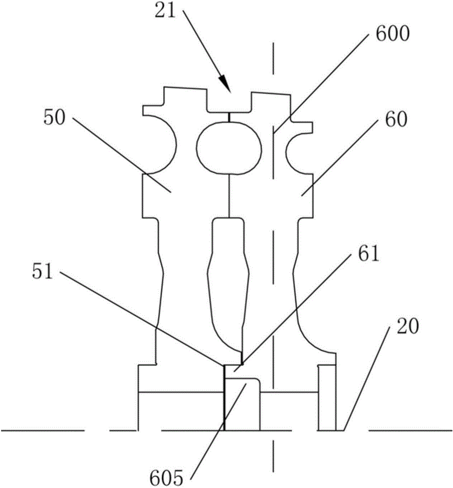 Wheel disc spigot locating structure of gas turbine rotor and gas turbine rotor