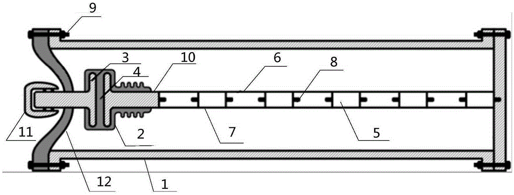 Ultra-high-voltage GIS rapid transient overvoltage suppression system