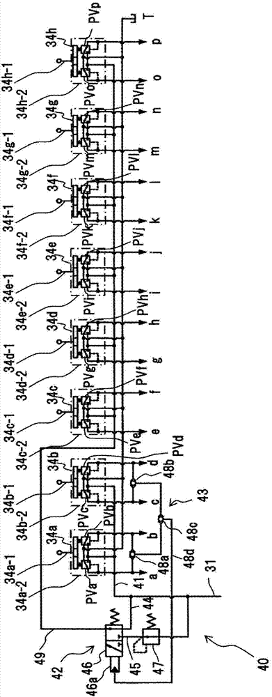 Hydraulic drive device of construction machine