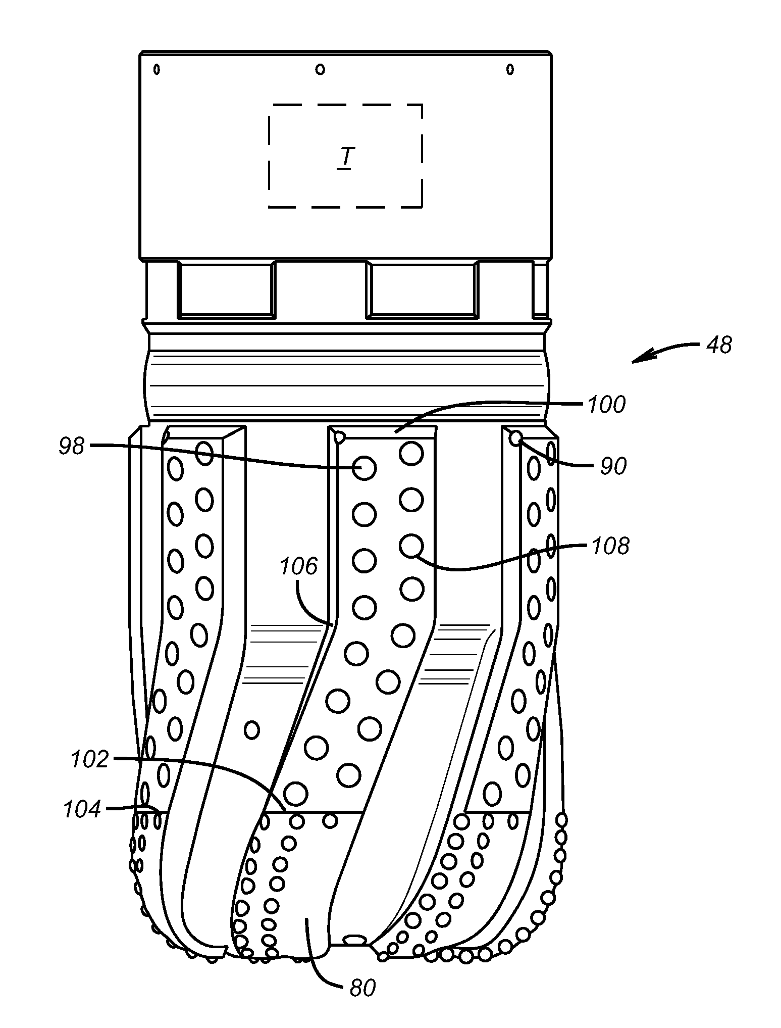 Turbine Driven Reaming Bit with Blades and Cutting Structure Extending into Concave Nose